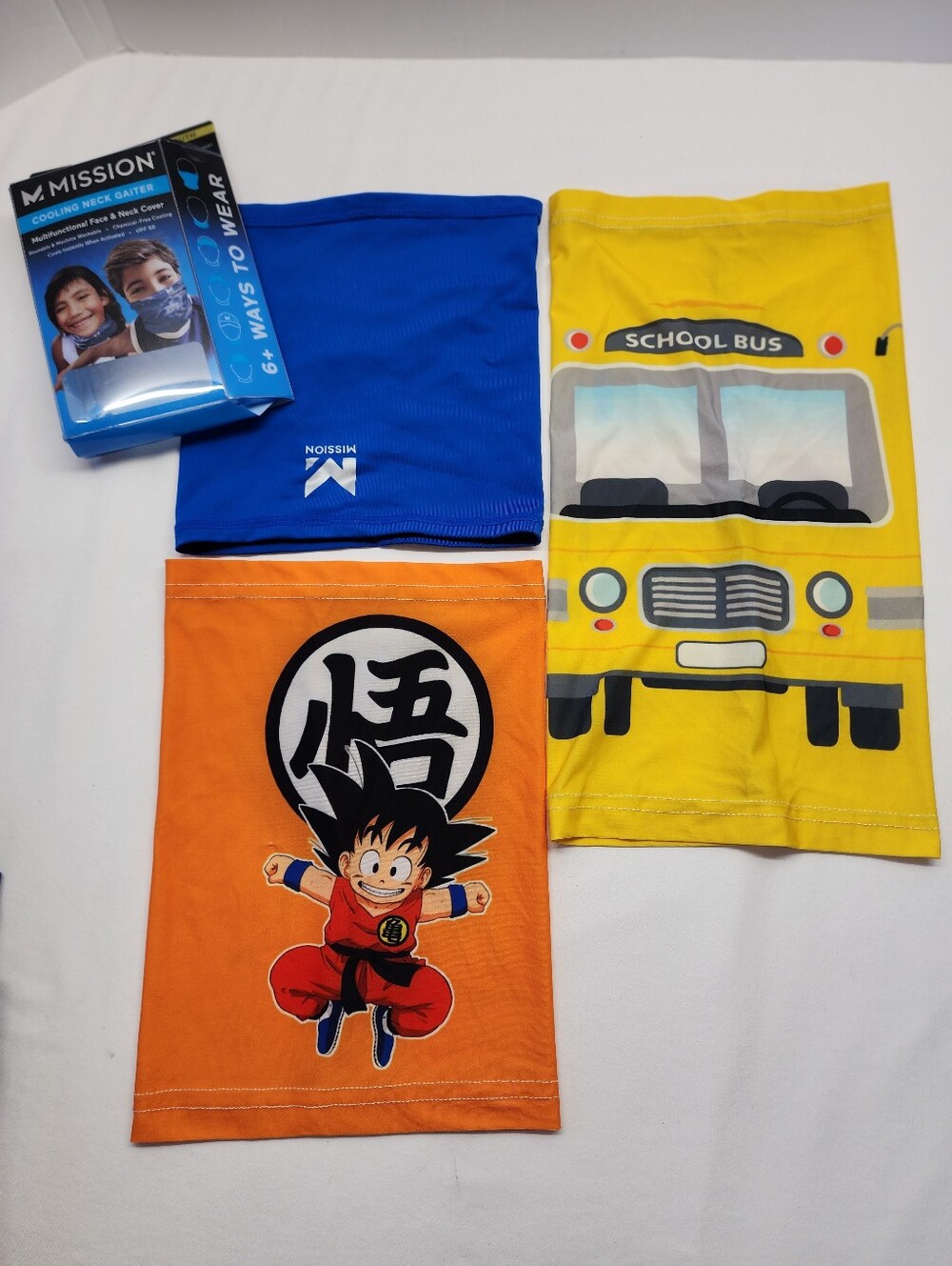 3pc Young Adult cooling neck gaiters